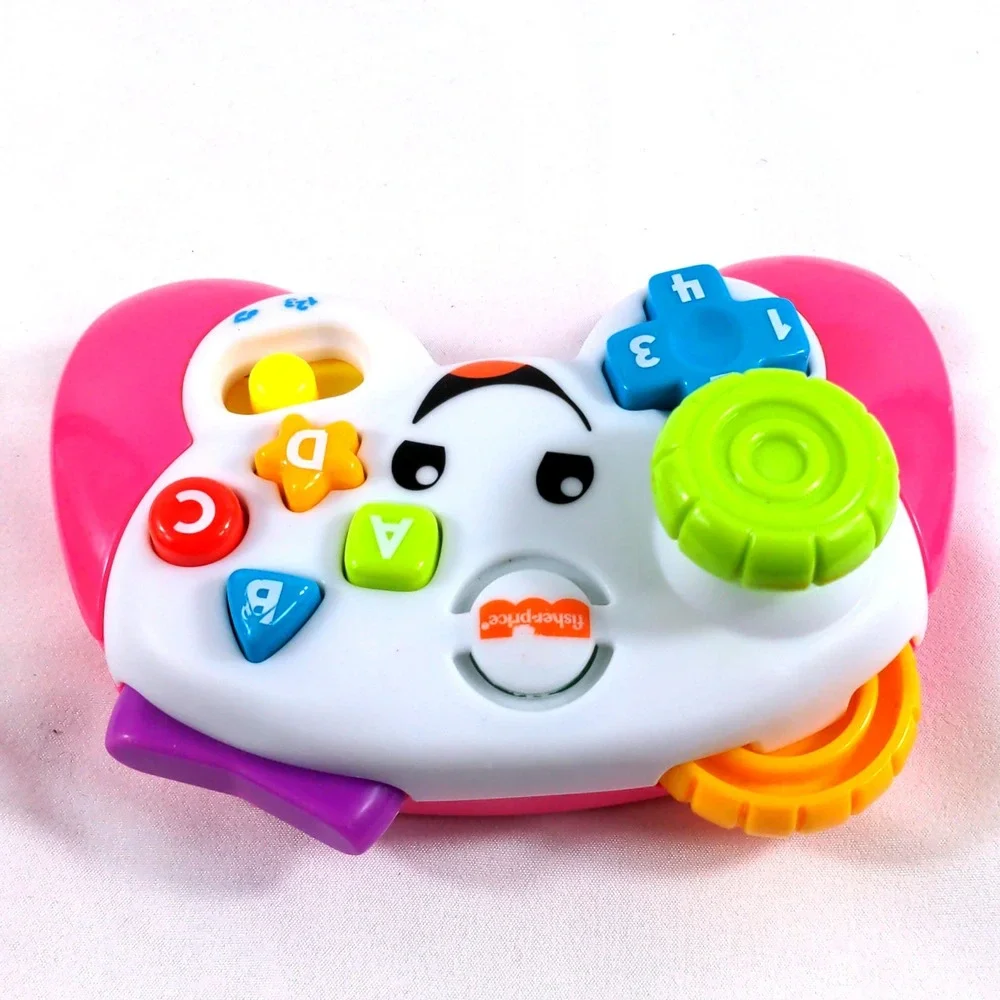Fisher-Price Laugh & Learn Game & Learn Controller Pink Musical Toy FNT06